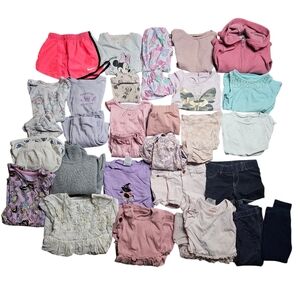 Girls 3T Summer Six Pound Bundle Dresses Pjs Shirts Shorts Pants Skirt Hoodie